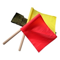 Флажки сигнальные армейские в чехле (красный, желтый)